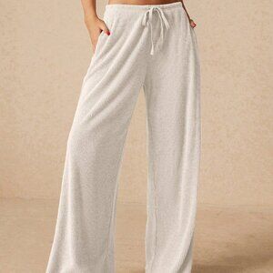 Apricot Casual Women's Wide Leg Low Rise Baggy Sweatpants